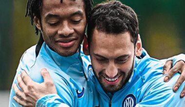 Hakan Calhanoglu on Instagram: “Welcome back Cuadrado 😄”