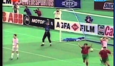 Portugal 1-Denmark 0 (Skydome Cup). o Primeiro titulo da seleção Portuguesa
