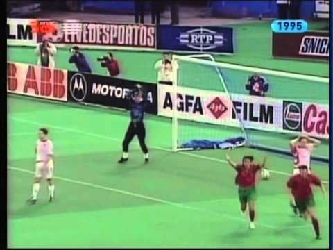 Portugal 1-Denmark 0 (Skydome Cup). o Primeiro titulo da seleção Portuguesa