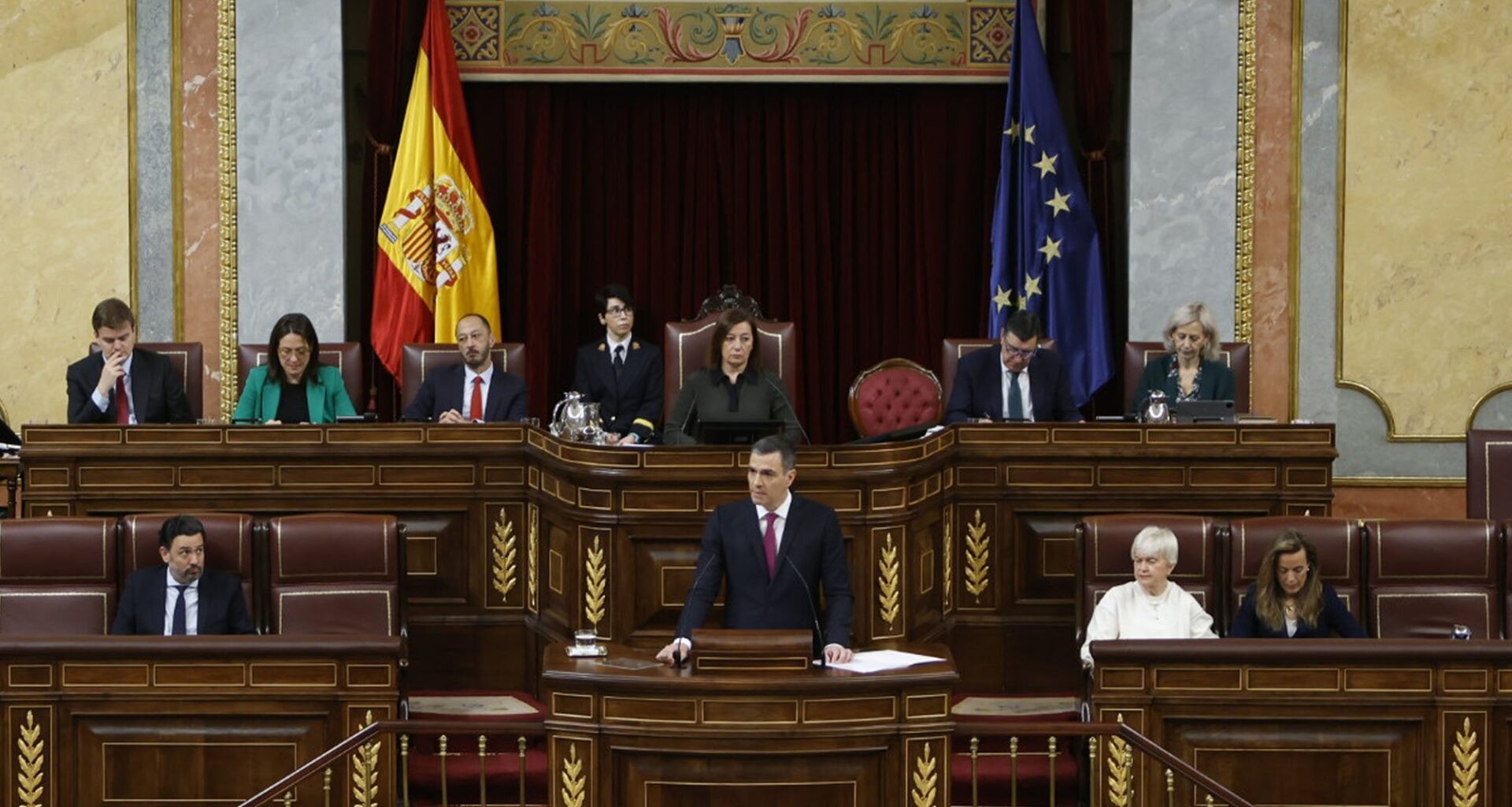 La Moncloa. 10/04/2024. Pedro Sánchez: "La España de hoy es un actor internacional de primer orden" [Presidente/Actividad]
