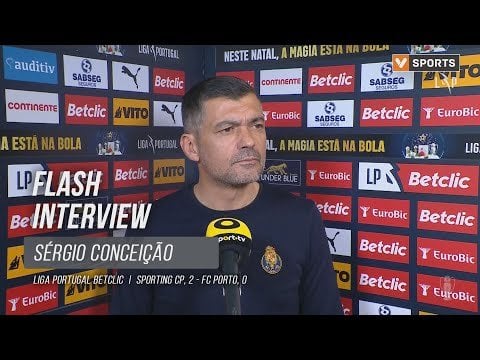Sérgio Conceição: "Fazemos contas em Maio". São 18 pontos