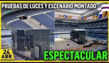 Tonight 26th of April will take place the first concert in the new Santiago Bernabeu as part of the strategy to generate alternative sources of revenue