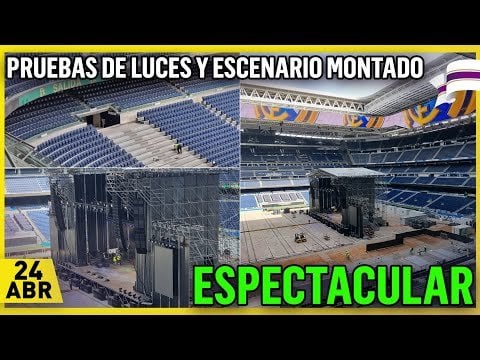 Tonight 26th of April will take place the first concert in the new Santiago Bernabeu as part of the strategy to generate alternative sources of revenue