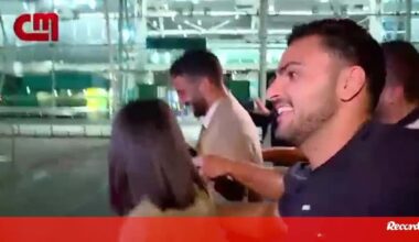 Ruben Amorim de volta de Londres. Viagem demorou menos de 6 horas.