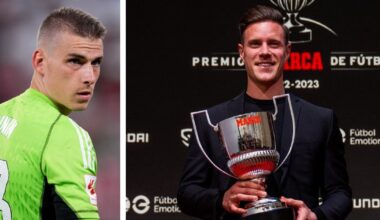 Is it True Lunin cannot win the Zamora trophy because, you need to start 28 games to win the trophy ?