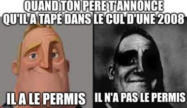 Il y a un cas qui va coûter plus chère que l'autre.
