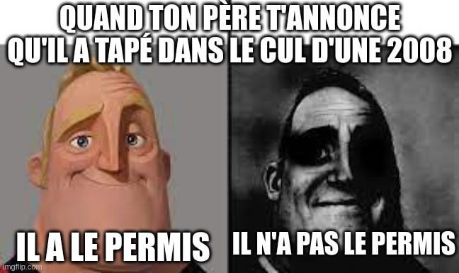 Il y a un cas qui va coûter plus chère que l'autre.