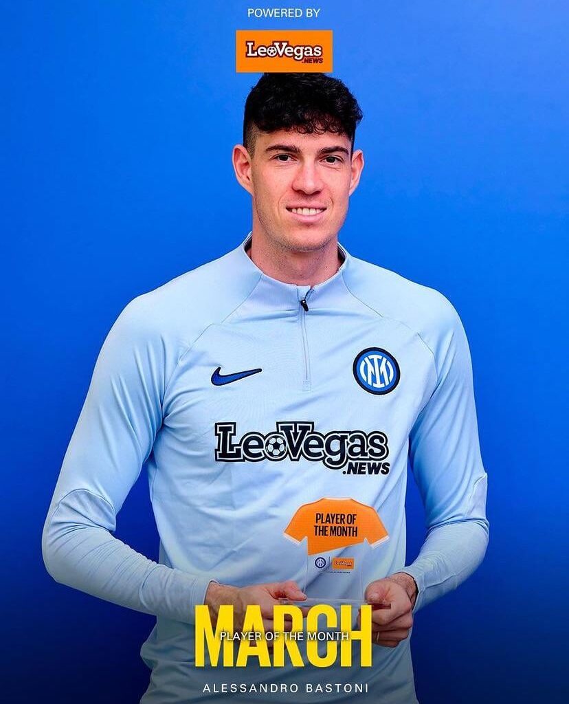 [Official] Alessandro Bastoni has been named Inter’s March Player of the Month!