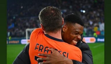 Davide Frattesi on Instagram: “The most beautiful part of the match- Denzel is all smiles! 😍😍”