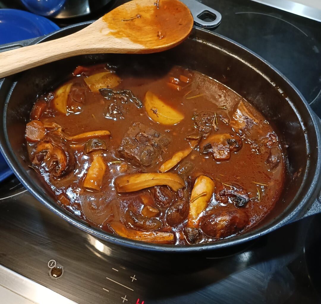 Première tentative de boeuf bourguignon