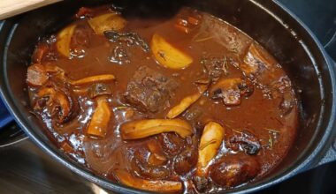 Première tentative de boeuf bourguignon