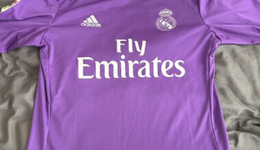My first Real Madrid jersey :D