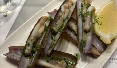 Razor Clams Tapas, Barcelona, Spain