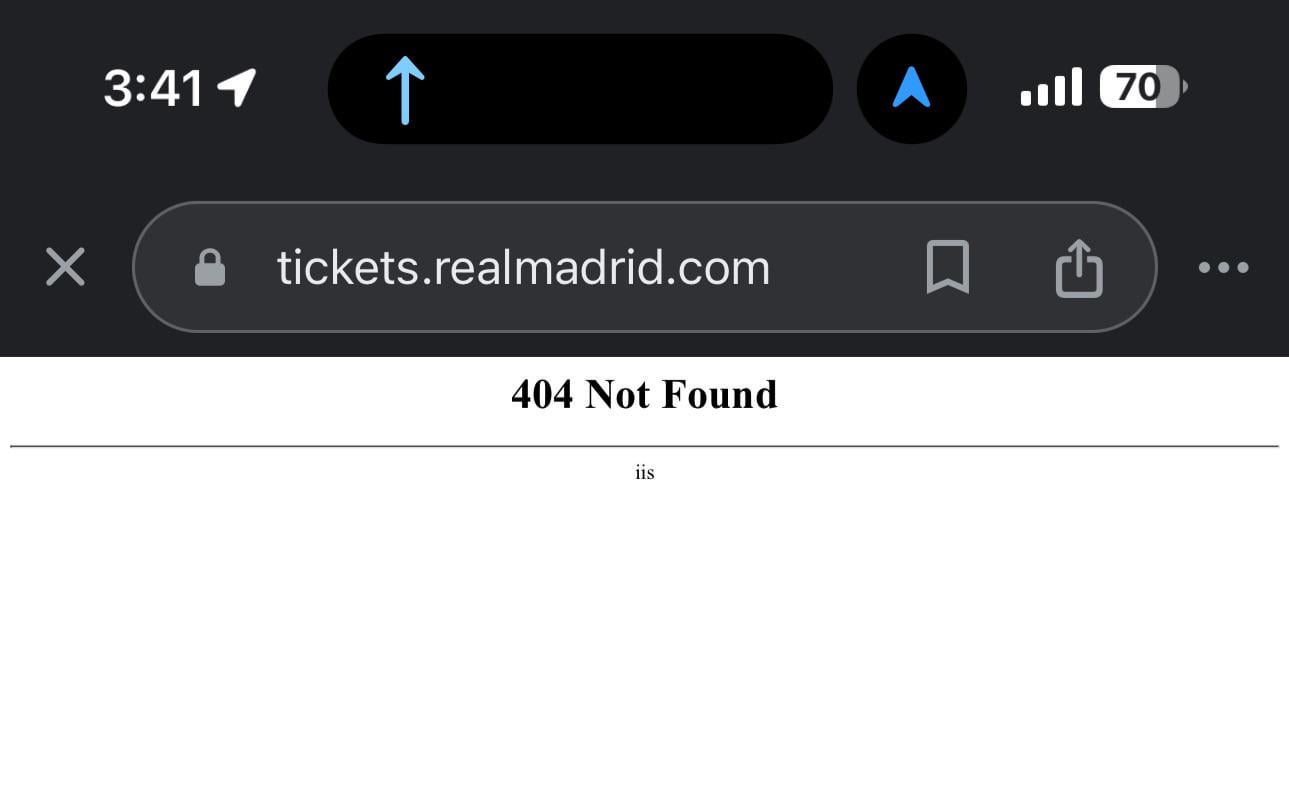 Real Madrid website not working?? Help.