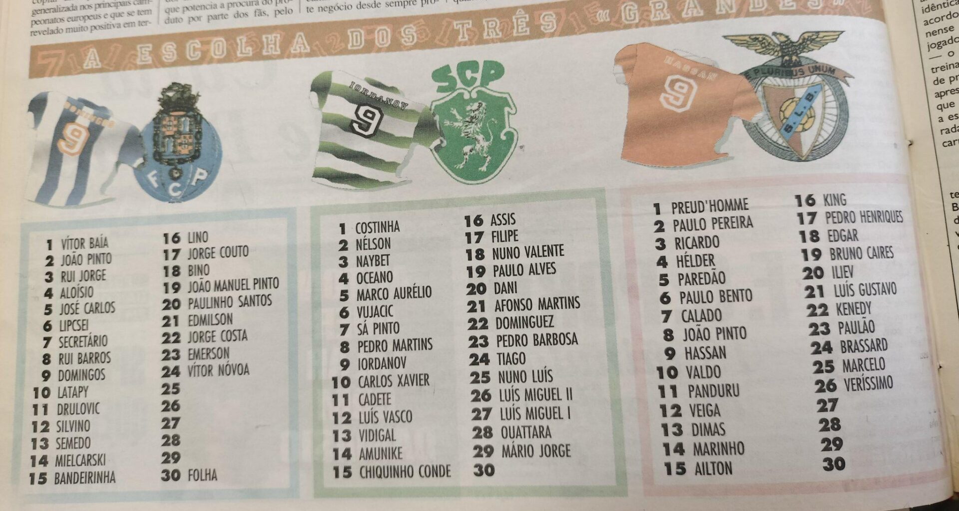 Três Grandes, 1994/95