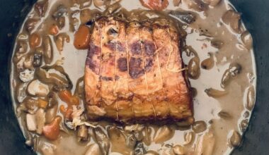 Mon petit rôti de porc mijoté longuement à partager avec mon amoureux. 💘