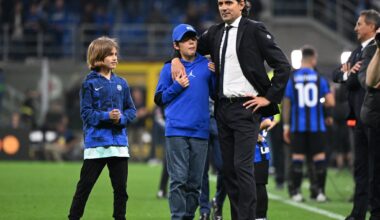 [Sky Sport] No team has ever won the Scudetto in a derby, but the numbers and statistics are on Inzaghi's side. The coach from Piacenza is hunting for his 6th trophy with Inter, which would allow him to overtake a certain Jose Mourinho in the ranking of the most successful Inter coaches of all time.