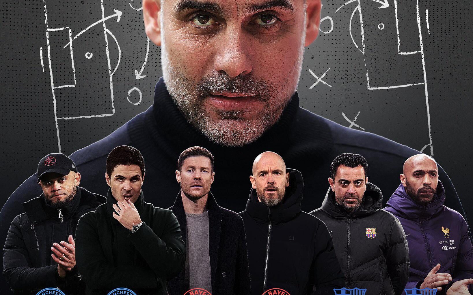 If Vinnie gets the Bayern job, then this is the line up of Pep protégés. The Godfather.