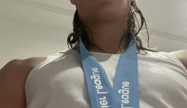 Haaland Wearing The Premier League Champions Medal