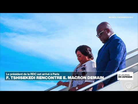 Le président de la RDC est arrivé à Paris : F. Tshisekedi rencontre E. Macron • FRANCE 24