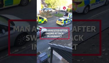 Man arrested after sword attack in Hainault #shorts