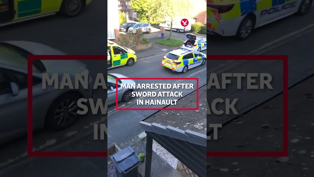 Man arrested after sword attack in Hainault #shorts