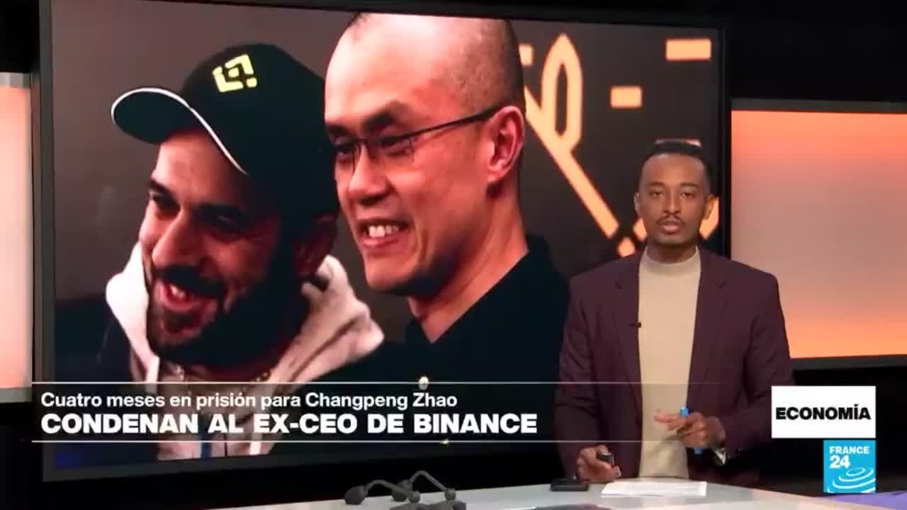 El fundador de Binance fue condenado a cuatro meses de prisión por lavado de dinero • FRANCE 24