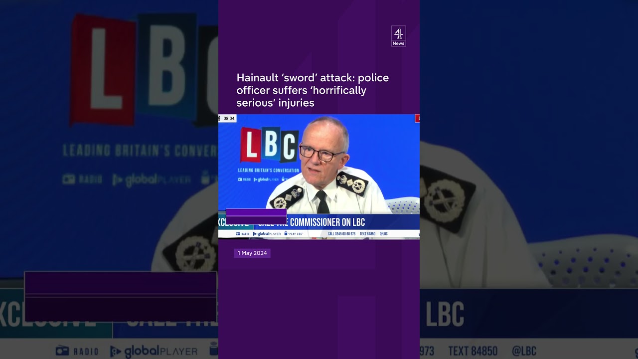 Hainault 'sword' attack: police officer suffers 'horrifically serious' injuries