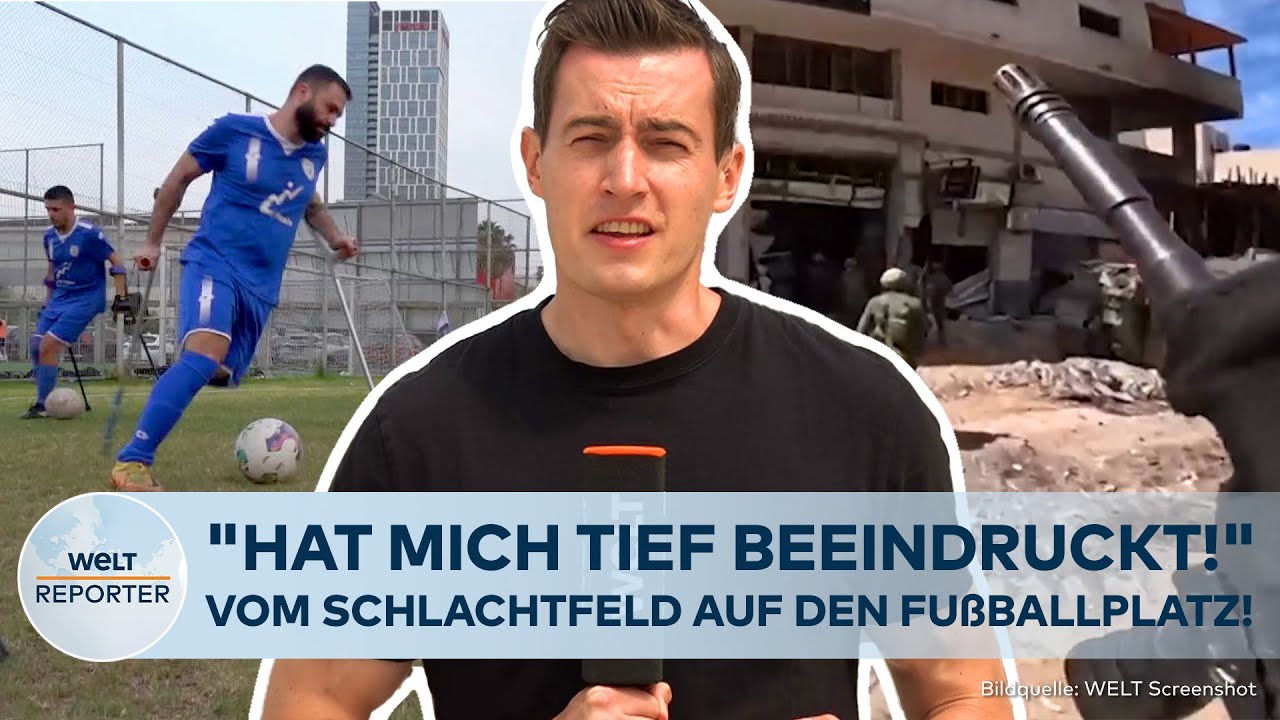 KRIEG IN NAHOST: Beinamputierte israelische Soldaten - mit Fußball zurück ins Leben!
