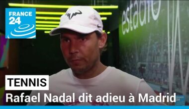 Tennis : battu en huitième de finale, Rafael Nadal dit adieu à Madrid • FRANCE 24