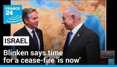 US Secretary of State in Israel to push for a cease-fire in Gaza, says 'the time is now'