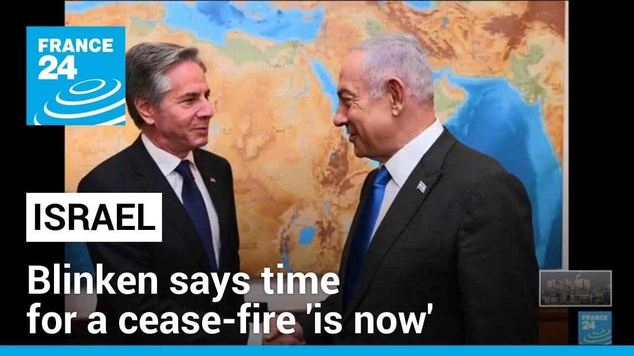 US Secretary of State in Israel to push for a cease-fire in Gaza, says 'the time is now'
