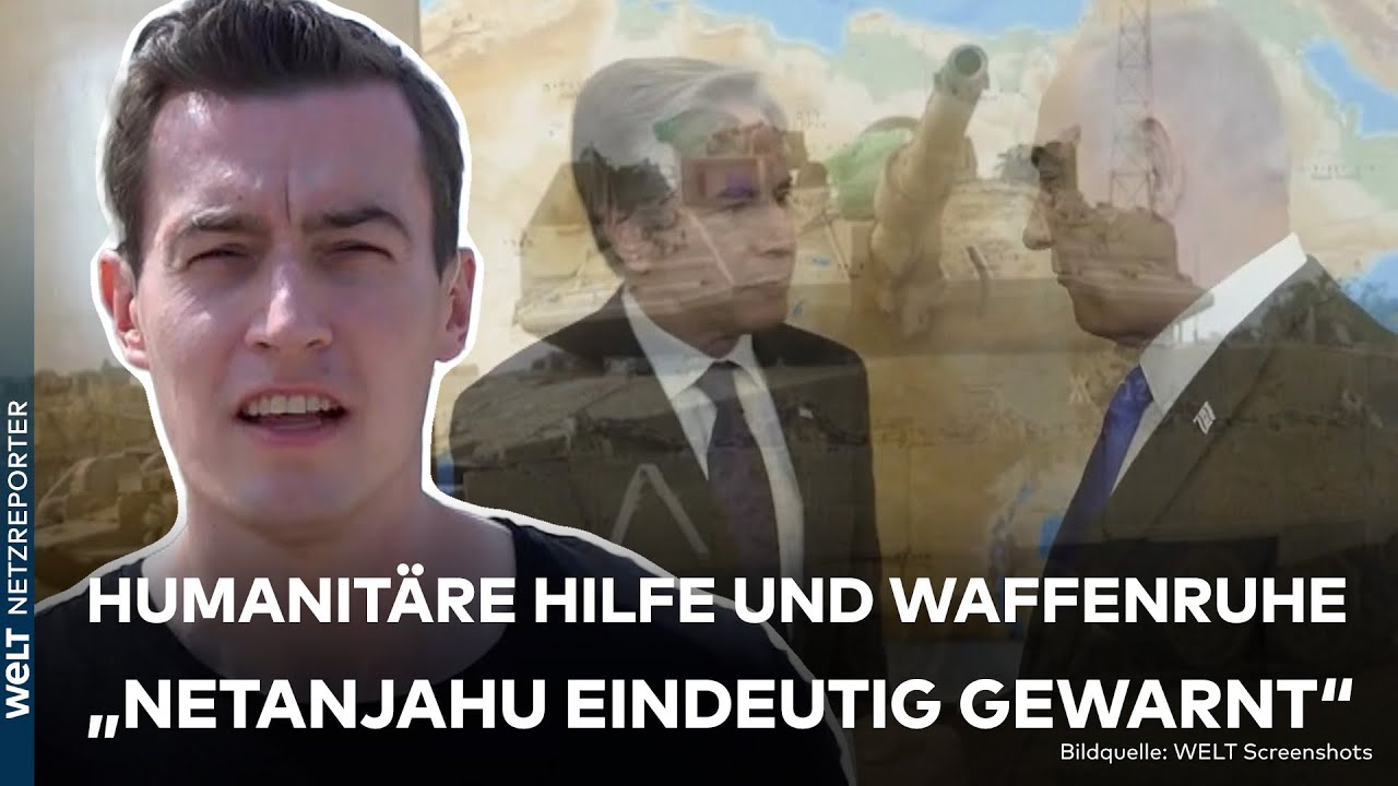 KRIEG IN NAHOST: Geisel-Deal? US-Außenminister Blinken dringt in Israel auf Waffenruhe im Gaza-Krieg