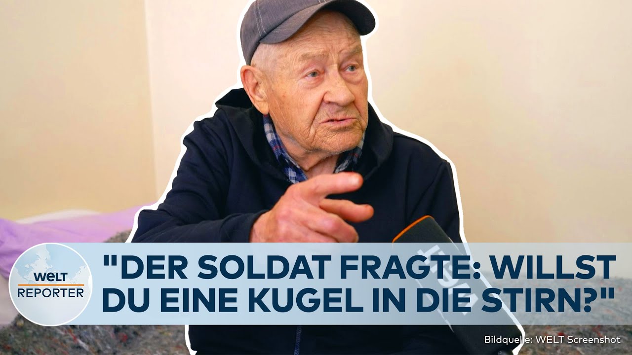 UKRAINE-KRIEG: 88-Jähriger flieht zu Fuß vor russischem Beschuss! "Ich habe alles zurückgelassen!"