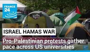 Pro-Palestinian protests gather pace across the US • FRANCE 24 English