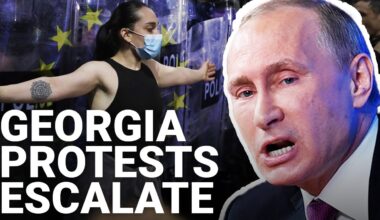 “Russia is our enemy!” | Georgia protests erupt in violence against Kremlin-like “foreign agent” law