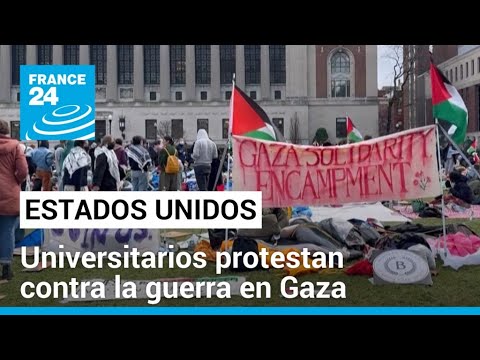 Estados Unidos: estudiantes universitarios alzan su voz contra la guerra en Gaza