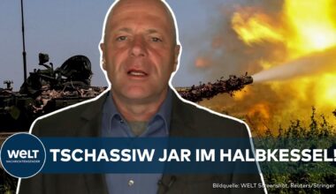 UKRAINE: Russische Truppen kesseln Tschassiw Jar ein - so steht es um den Durchbruch an der Front!