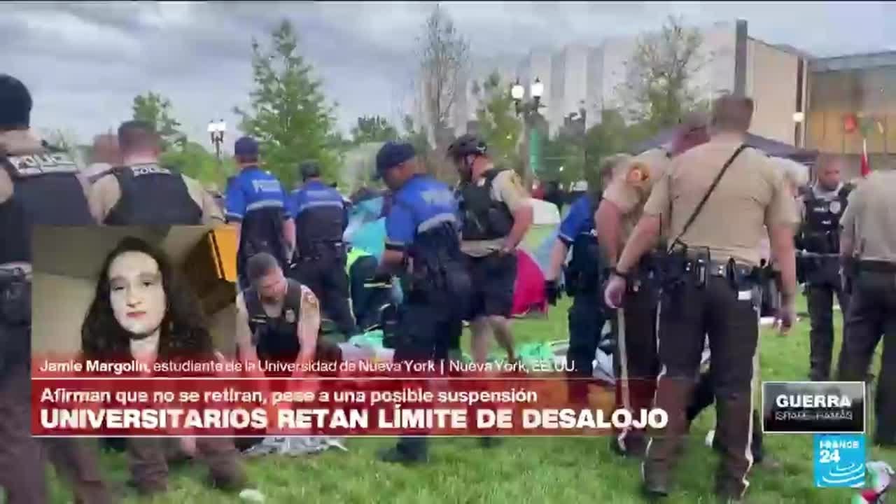 Jamie Margolin: "Las universidades no deben llamar a la policía contra sus estudiantes" • FRANCE 24