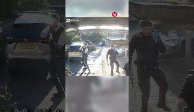 Moment Hainault suspect tasered #shorts
