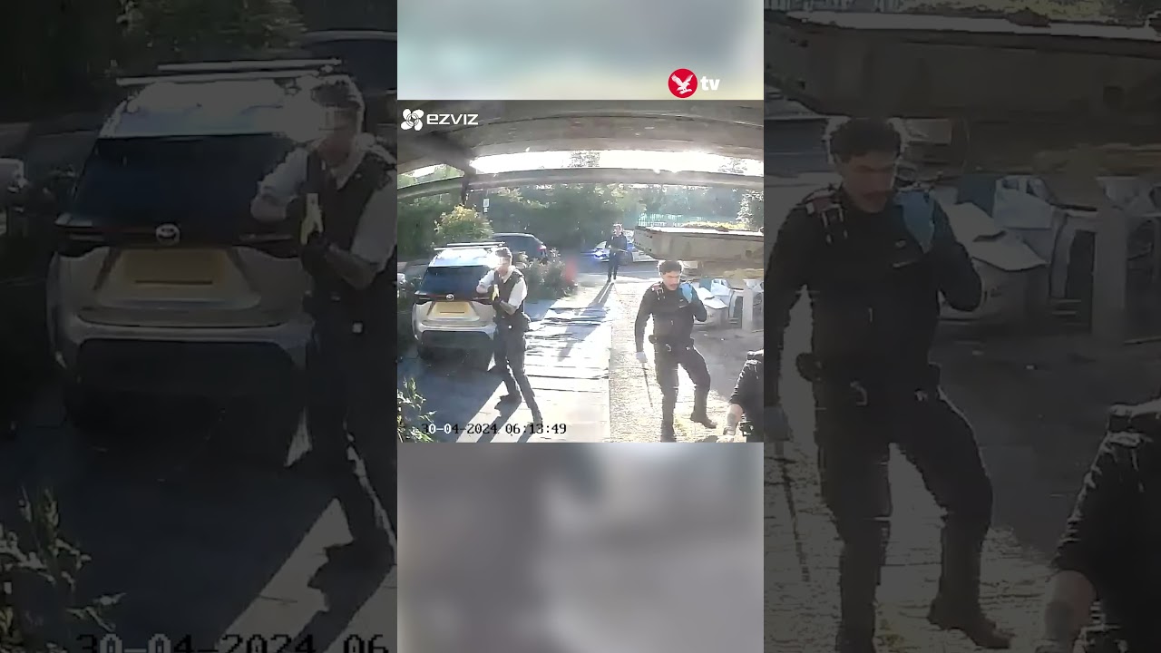 Moment Hainault suspect tasered #shorts