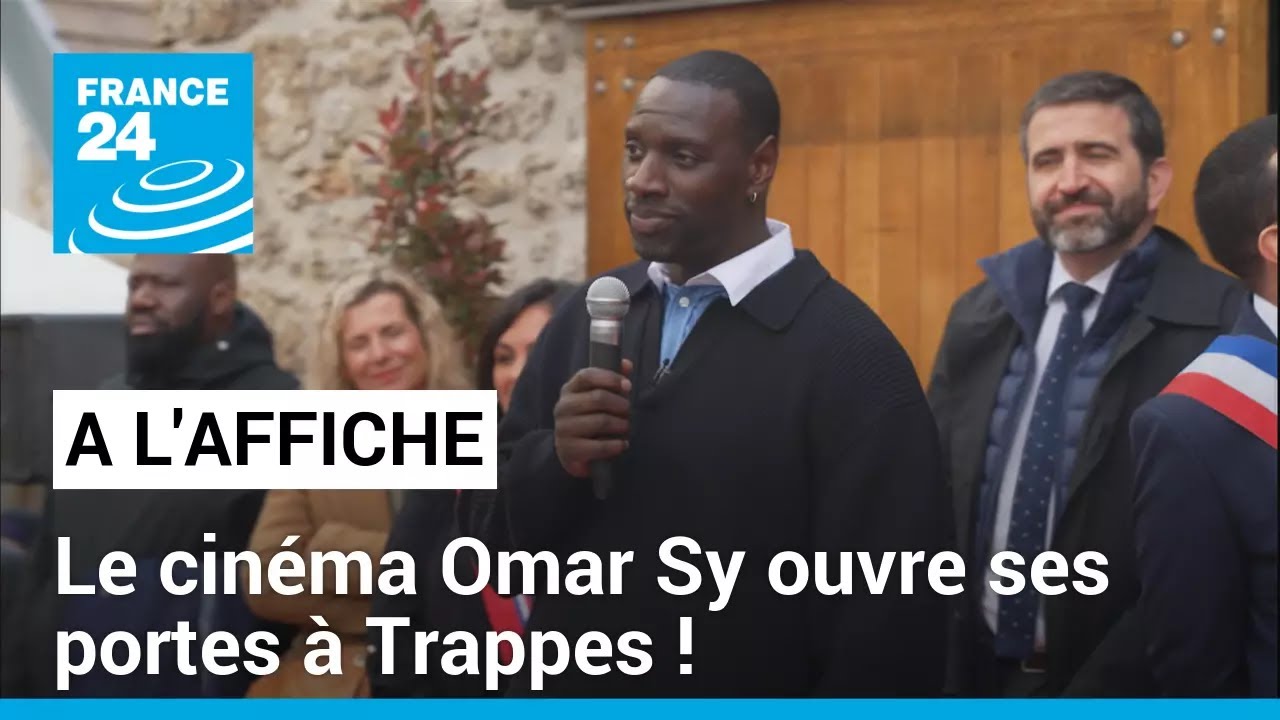 L'acteur Omar Sy honoré : un cinéma de Trappes porte désormais son nom • FRANCE 24