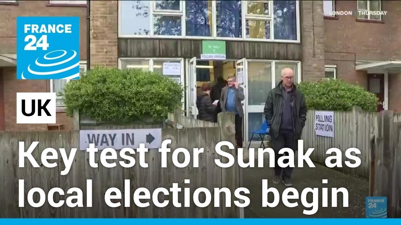 Voters head to polls in last test for UK's Sunak before national election • FRANCE 24 English