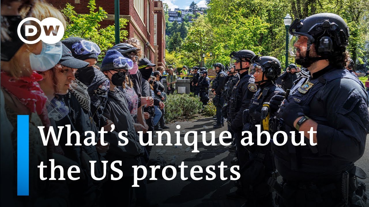 Lack of political support for US protests shapes the 2024 presidential election | DW News