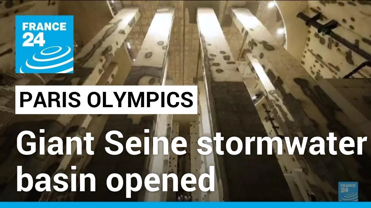 Paris inaugurates giant water storage basin to clean up the River Seine for Olympic swimming