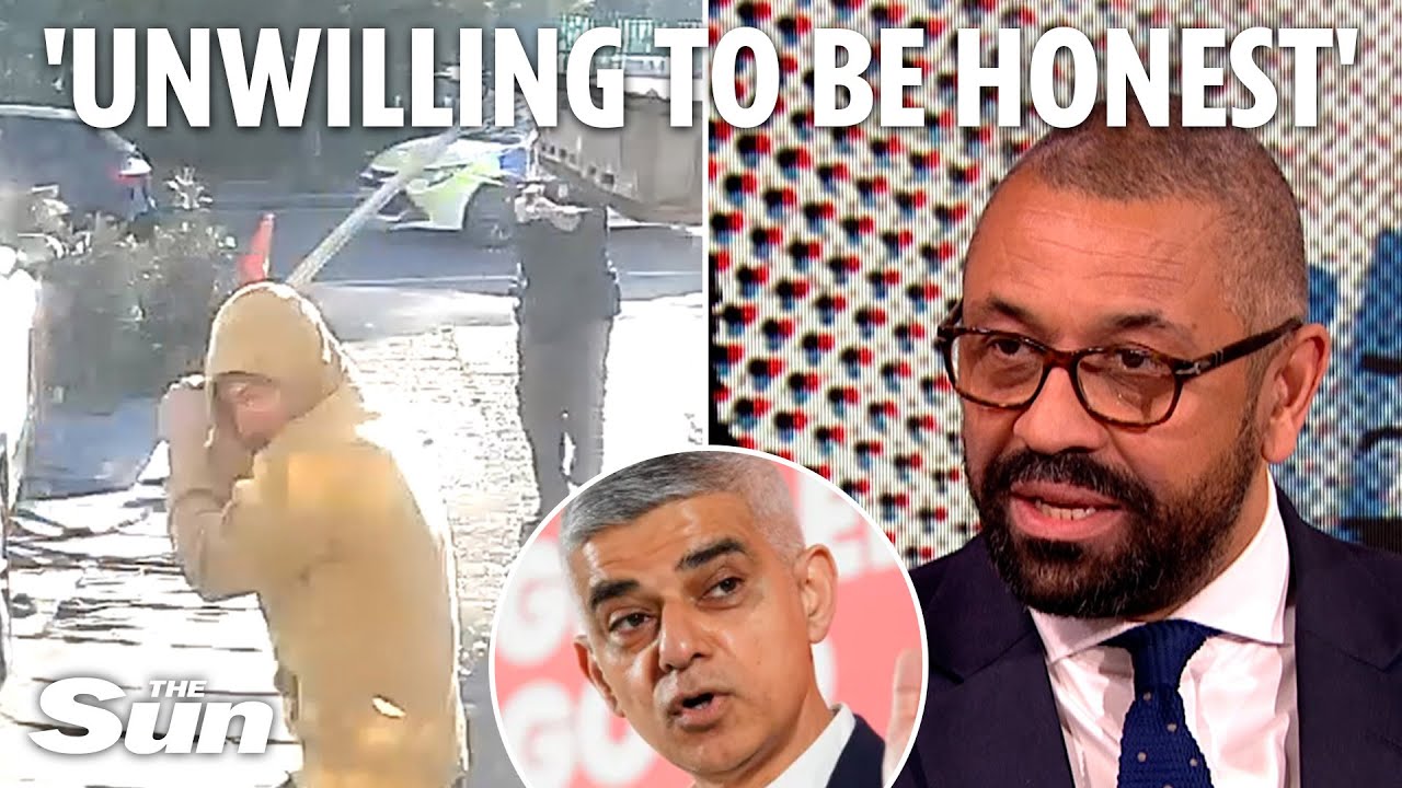 Sadiq Khan is a failure - he thinks machete gangs are only on TV, blasts James Cleverly