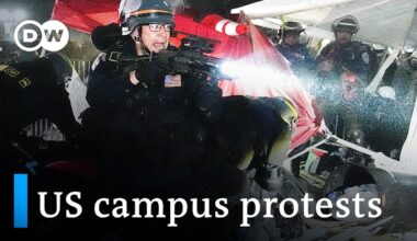 Were pro-Palestinian demonstrators infiltrated by outside groups? | DW News