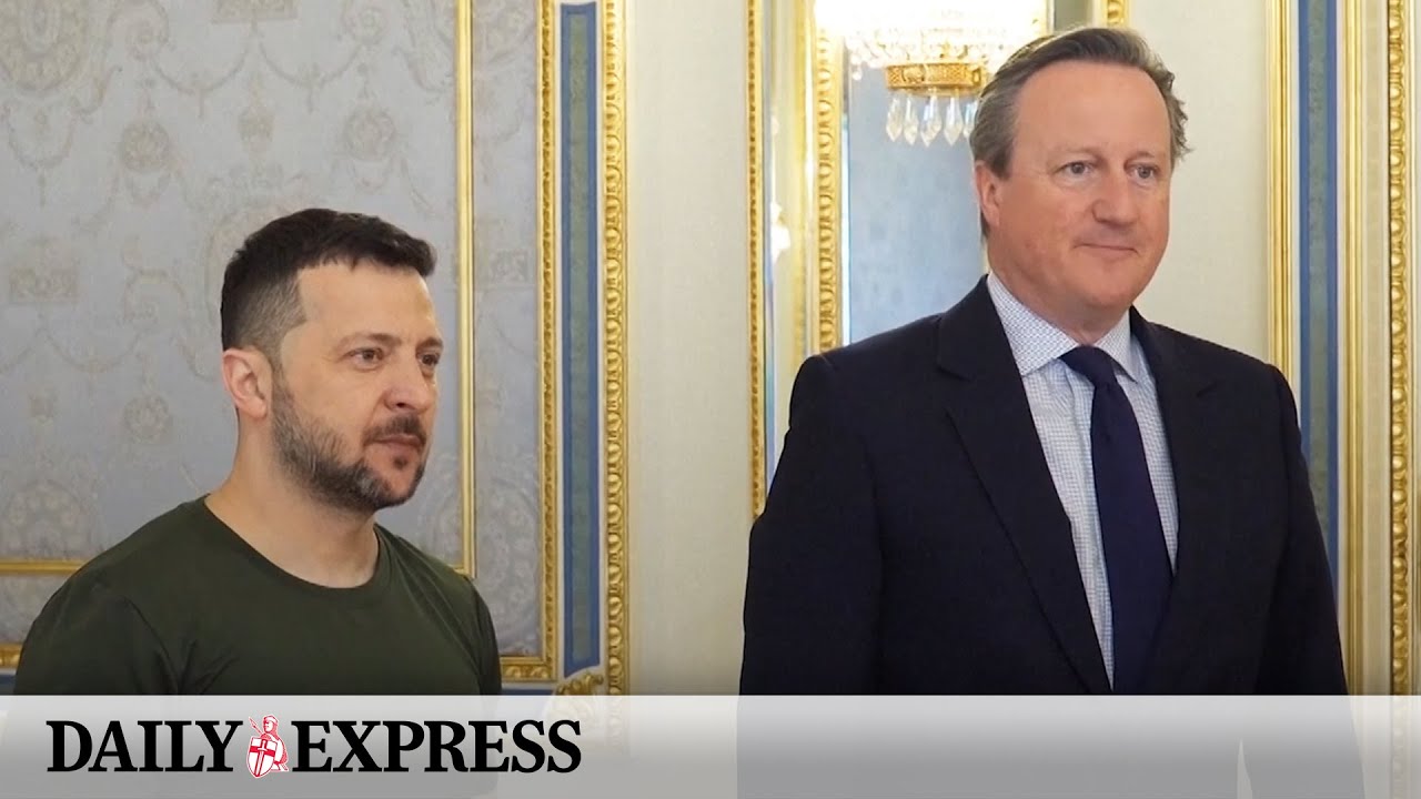 Ukraine war: Lord Cameron promises £3 billion of military aid to Ukraine