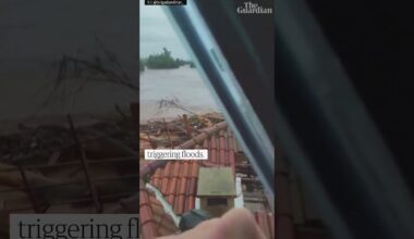 Stranded couple in flood-hit Brazil rescued by helicopter