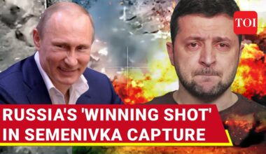 Russia Shows Off Semenivka Capture's 'Winning Shot'; Ukraine’s 'Last Line Of Defence Decimated'